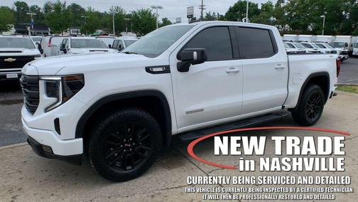 Summit White 2025 GMC Sierra 1500 Elevation