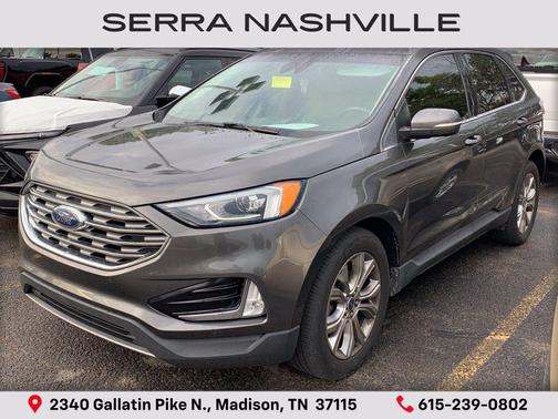 Magnetic Metallic 2019 Ford Edge Titanium