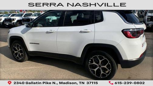 Bright White Clearcoat 2025 Jeep Compass Limited