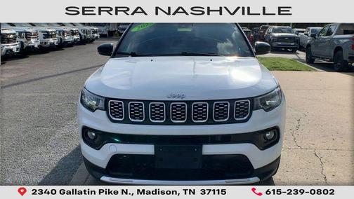 Bright White Clearcoat 2025 Jeep Compass Limited