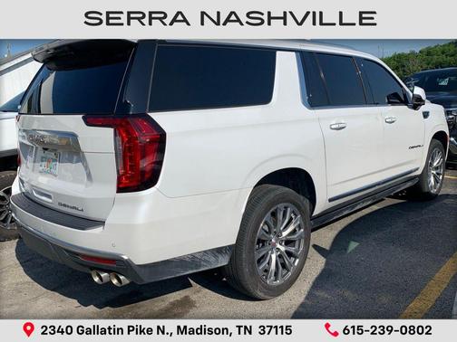 White Frost Tricoat 2022 GMC Yukon XL Denali