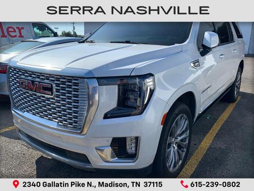 White Frost Tricoat 2022 GMC Yukon XL Denali