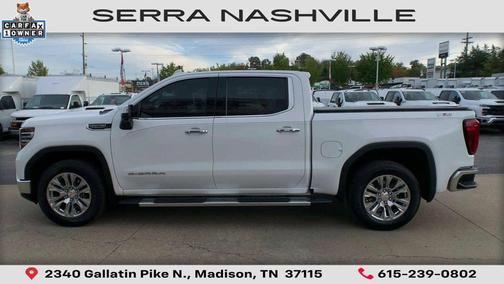 Summit White 2023 GMC Sierra 1500 SLT