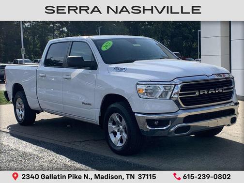 Bright White Clearcoat 2021 RAM 1500 Big Horn/Lone Star