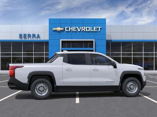 Summit White 2026 Chevrolet Silverado EV Custom - Standard Range 4WD