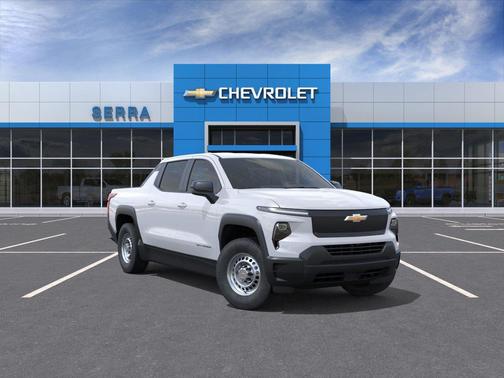 Summit White 2026 Chevrolet Silverado EV Custom - Standard Range 4WD