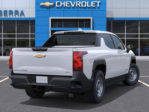 Summit White 2026 Chevrolet Silverado EV Custom - Standard Range 4WD