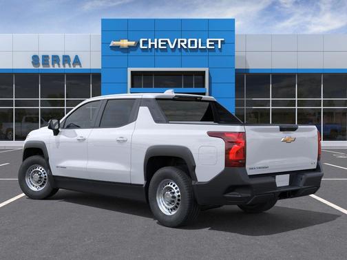 Summit White 2026 Chevrolet Silverado EV Custom - Standard Range 4WD