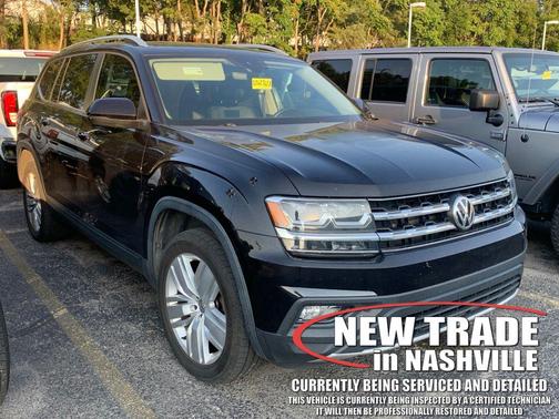Deep Black Pearl 2019 Volkswagen Atlas 3.6L SE w/Technology