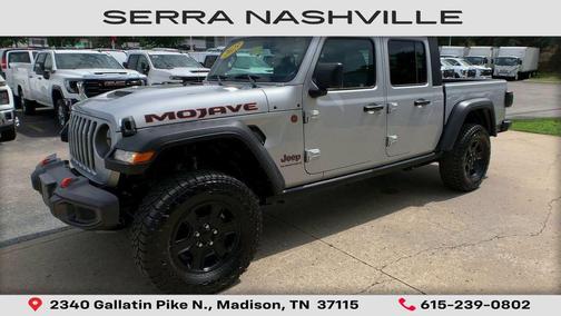 Silver Zynith Clearcoat 2023 Jeep Gladiator Mojave 4x4