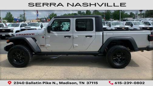 Silver Zynith Clearcoat 2023 Jeep Gladiator Mojave 4x4