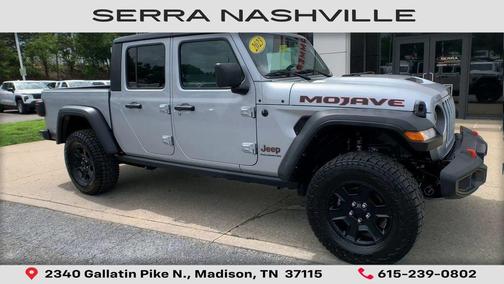 Silver Zynith Clearcoat 2023 Jeep Gladiator Mojave 4x4