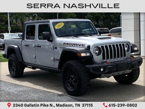 Silver Zynith Clearcoat 2023 Jeep Gladiator Mojave 4x4