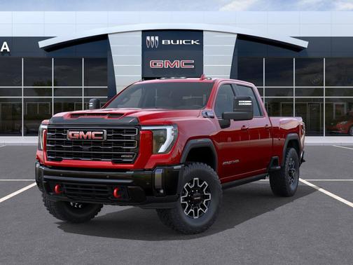 Volcanic Red Tintcoat 2026 GMC Sierra 2500 AT4X