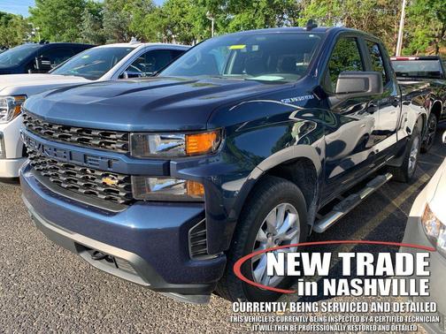 Northsky Blue Metallic 2021 Chevrolet Silverado 1500 Custom