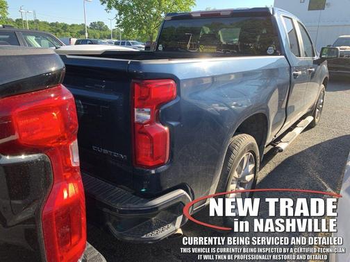 Northsky Blue Metallic 2021 Chevrolet Silverado 1500 Custom