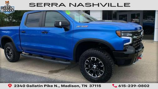 Riptide Blue Metallic 2025 Chevrolet Silverado 1500 ZR2