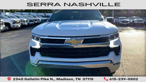 Summit White 2025 Chevrolet Silverado 1500 LT