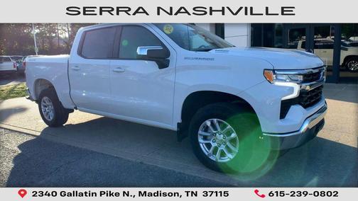 Summit White 2025 Chevrolet Silverado 1500 LT