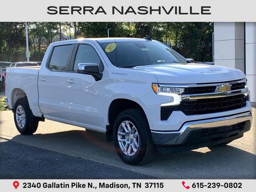 Summit White 2025 Chevrolet Silverado 1500 LT