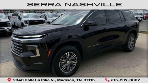 Mosaic Black Metallic 2025 Chevrolet Traverse LT