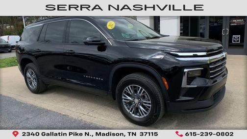 Mosaic Black Metallic 2025 Chevrolet Traverse LT