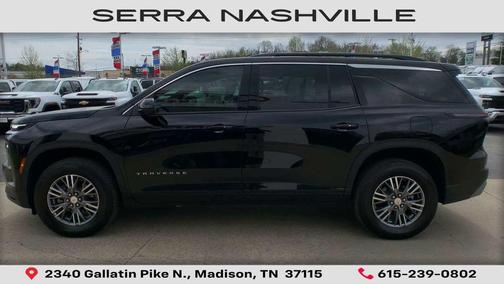 Mosaic Black Metallic 2025 Chevrolet Traverse LT