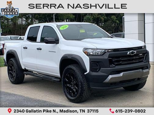 Summit White 2026 Chevrolet Colorado Trail Boss