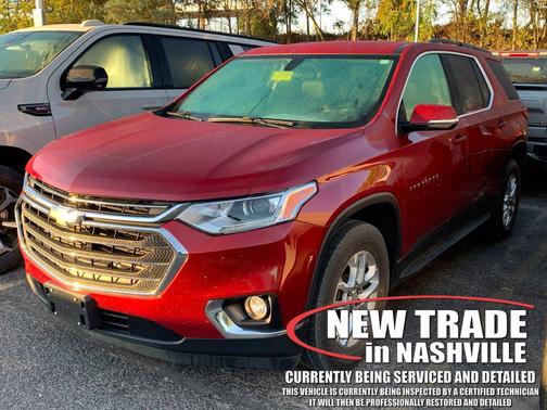 Cajun Red Tintcoat 2019 Chevrolet Traverse LT Leather