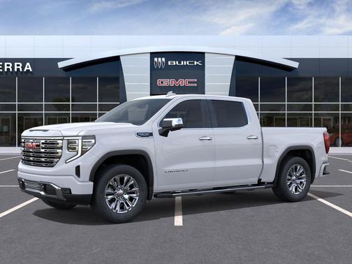 Glacier White Tricoat 2026 GMC Sierra 1500 Denali
