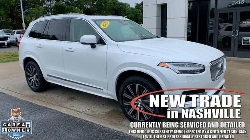 Crystal White Metallic 2023 Volvo XC90 B6 Plus 6-Seater