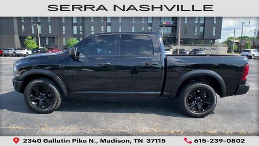 Diamond Black Crystal Pearlcoat 2024 RAM 1500 Classic Warlock Crew Cab 4x4 5'7' Box