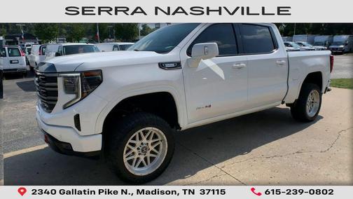 Summit White 2023 GMC Sierra 1500 AT4