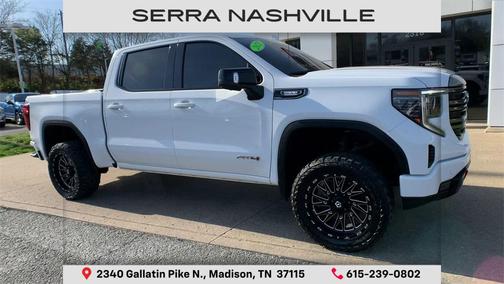 Summit White 2023 GMC Sierra 1500 AT4