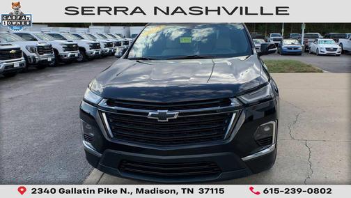 Mosaic Black Metallic 2023 Chevrolet Traverse LS