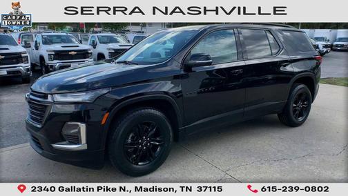 Mosaic Black Metallic 2023 Chevrolet Traverse LS