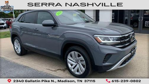 Gray 2020 Volkswagen Atlas Cross Sport 2.0T SE w/Technology 4MOTION