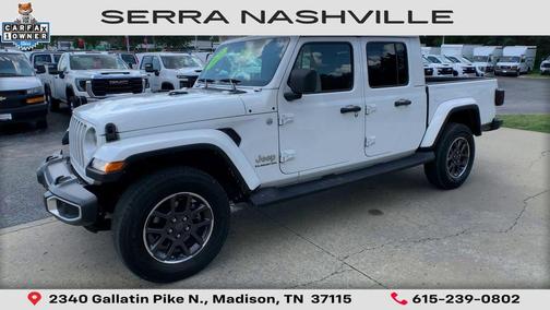 Bright White Clearcoat 2022 Jeep Gladiator Overland