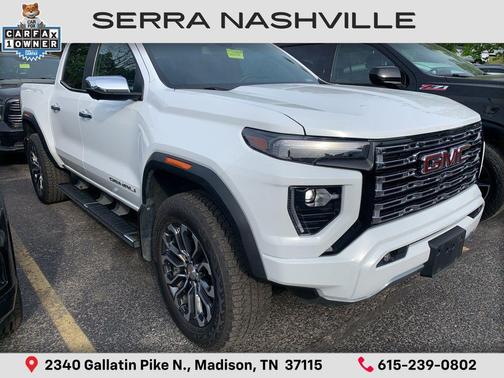 Summit White 2023 GMC Canyon Denali