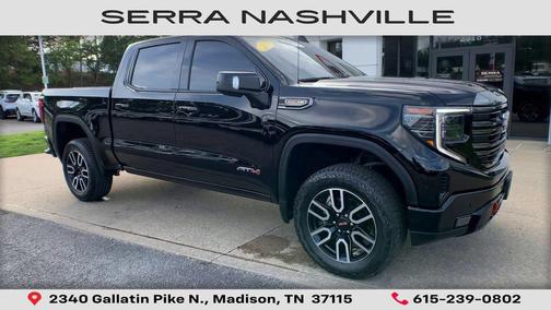 Onyx Black 2023 GMC Sierra 1500 AT4