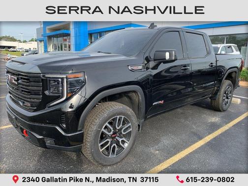Onyx Black 2023 GMC Sierra 1500 AT4