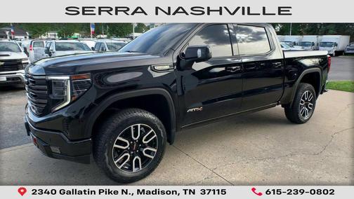 Onyx Black 2023 GMC Sierra 1500 AT4
