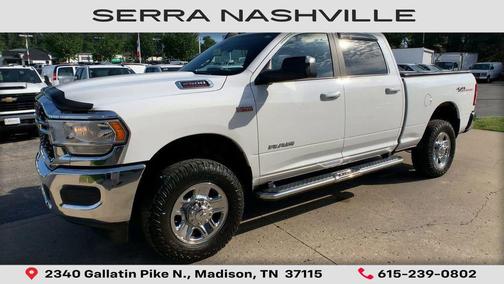 Bright White Clearcoat 2022 RAM 2500 Big Horn Crew Cab 4x4 6'4' Box