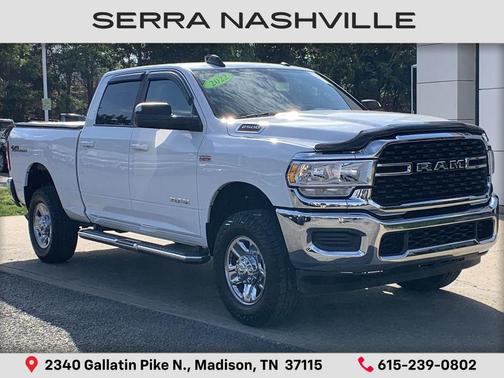 Bright White Clearcoat 2022 RAM 2500 Big Horn Crew Cab 4x4 6'4' Box