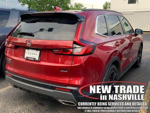 Maroon 2024 Honda CR-V Hybrid Sport Touring AWD
