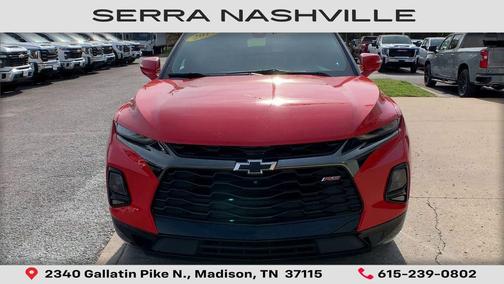 Red Hot 2019 Chevrolet Blazer RS