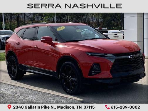 Red Hot 2019 Chevrolet Blazer RS