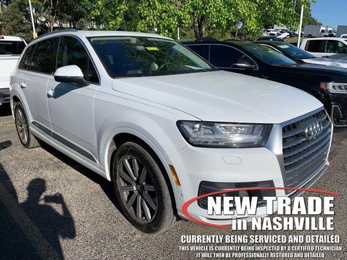 Glacier White Metallic 2019 Audi Q7 55 Premium Plus