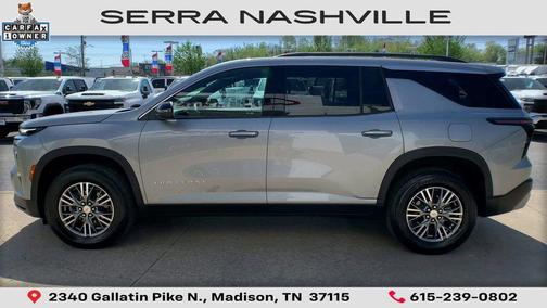 Sterling Gray Metallic 2025 Chevrolet Traverse LT