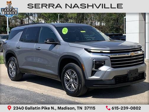 Sterling Gray Metallic 2025 Chevrolet Traverse LT